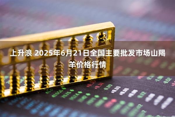 上升浪 2025年6月21日全国主要批发市场山羯羊价格行情