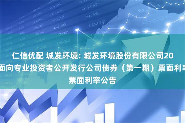 仁信优配 城发环境: 城发环境股份有限公司2025年面向专业投资者公开发行公司债券（第一期）票面利率公告